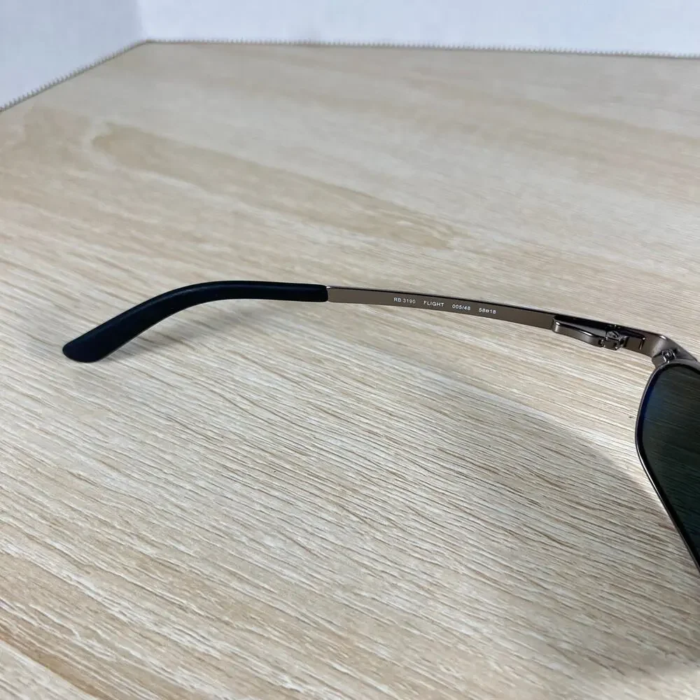 Ray-Ban RB3190 Flight 005/48 Sunglasses FRAMES ONLY 58-18 Italy Excellent Cond